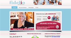 Desktop Screenshot of fidelioseniors-nice.fr